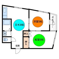 新小岩駅 徒歩5分 3階の物件間取画像